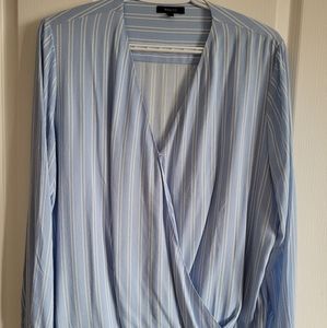 Beautiful blue stripped blouse